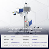 UV-D serial UV flying laser marking machine (DXT laser source)