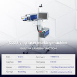 G series CO2 flying laser marking machine(DAVI laser source)