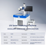 MQ-M UV laser marking machine (CRS laser source)