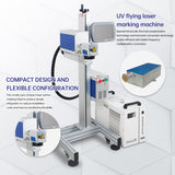 UV-D serial UV flying laser marking machine (DXT laser source)