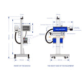 G series CO2 flying laser marking machine(DAVI laser source)