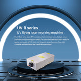 UV-R serial UV flying laser marking machine (RFH laser source)