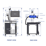 KX-H Pulse fiber laser marking machine (HFB laser source)