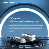 C-C series CO2 flying laser marking machine (COHENRENT laser source)