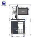 KX-C Pulse fiber laser marking machine (MAX laser source)