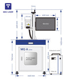 MQ-A UV laser marking machine (RFH laser source)