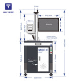 MQC-C CO2 laser marking machine (Coherent laser source)